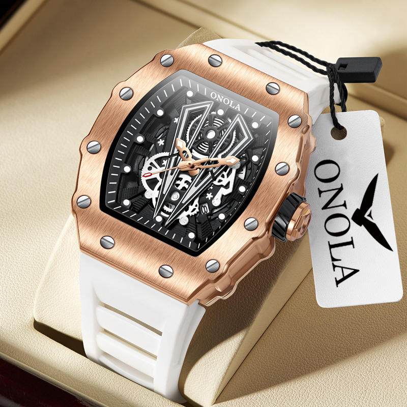 Luxury Watch Investment - ONOLA 3826 Brand Sports Luxury Tonneau