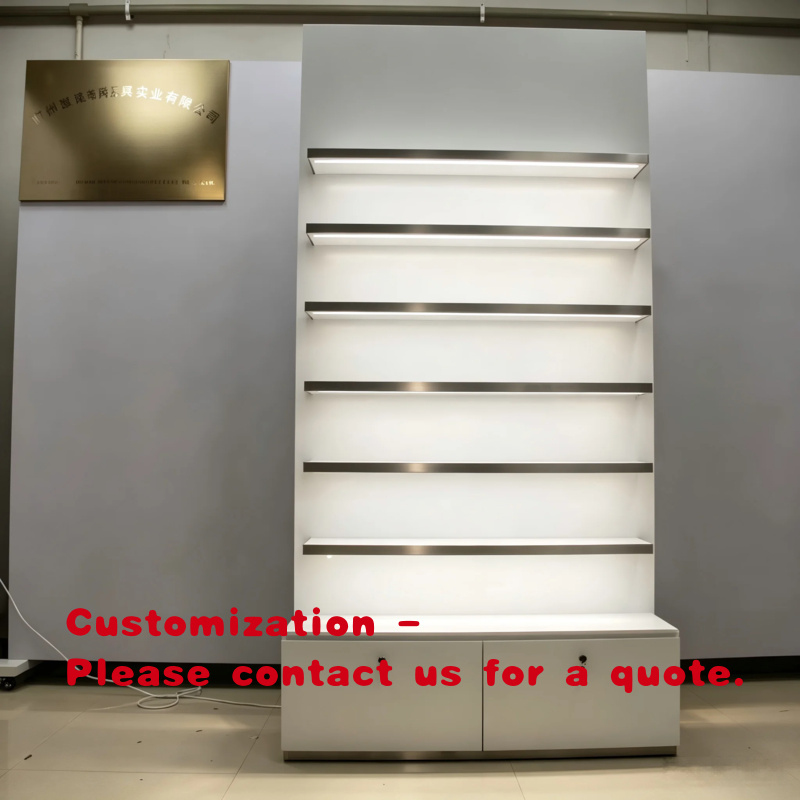 Luxury Watch Store - custom.In-Stock LED Stainless Steel Wood Display