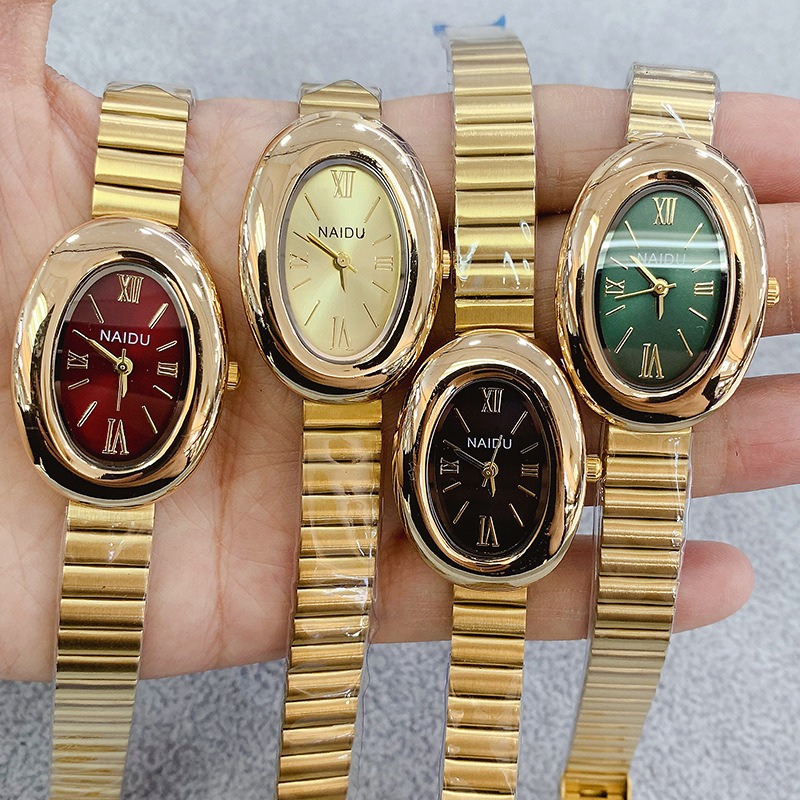 Luxury Watch Deals - Luxury Brand Gold Oval Women Quartz