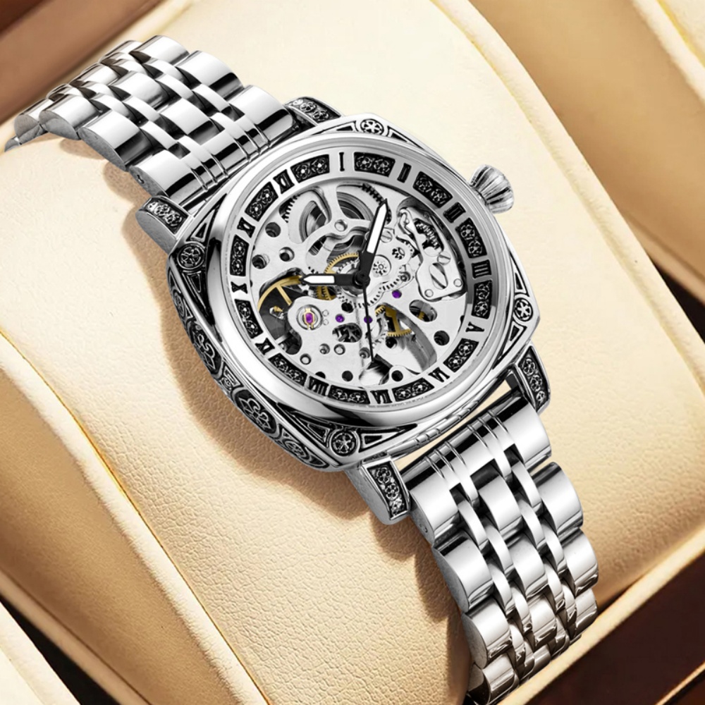 Luxury Watch Values - Personalized Women's Hollow Mechanical Watch, Vintage