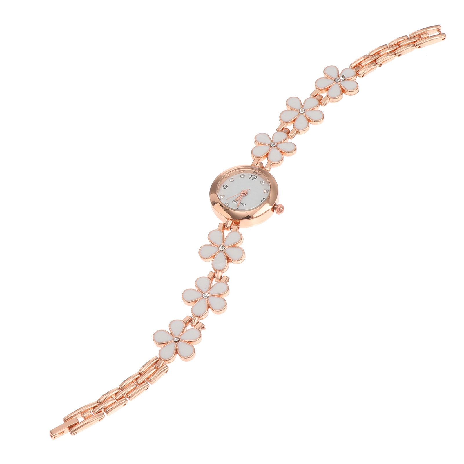 Luxury Watch For - Exquisite Watch White Bracelet Waterproof Fine