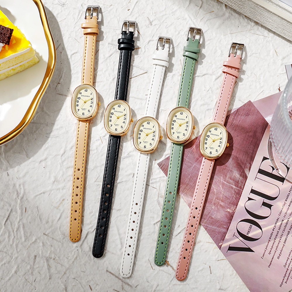 Luxury Oval Dial Women Watches - đánh giá và giá Luxury Watch Leather Strap