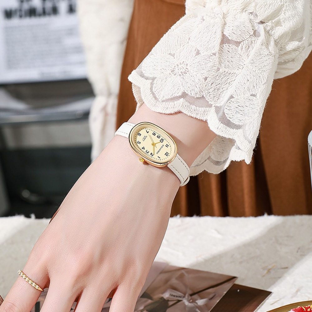 Luxury Oval Dial Women Watches - đánh giá và giá Luxury Watch Leather Strap