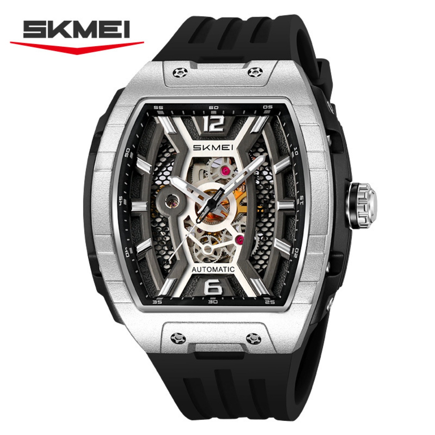 Rose Gold Tonneau Men's Automa - đánh giá và giá Luxury Watch Gold