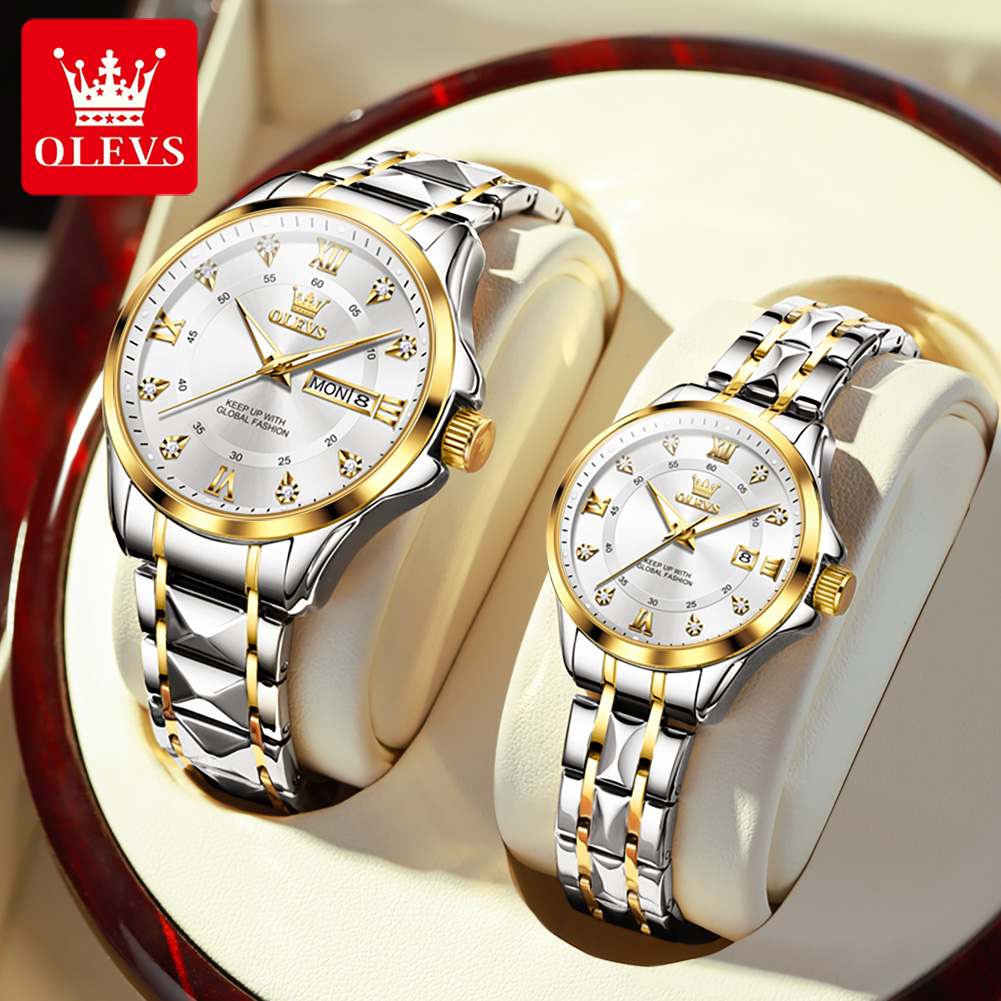 OLEVS 2906 Couple Watch Origin - đánh giá và giá Luxury Watch Wallpaper