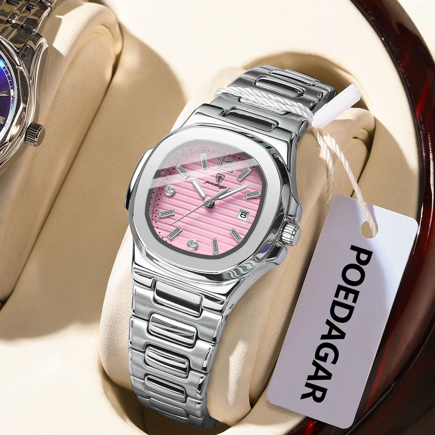 POEDAGAR Square Fashion Woman  - đánh giá và giá Luxury Watch Deals