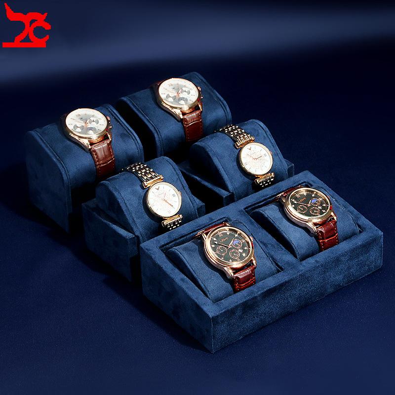 Blue Fabric Watch Display Tray - đánh giá và giá Luxury Watch Store