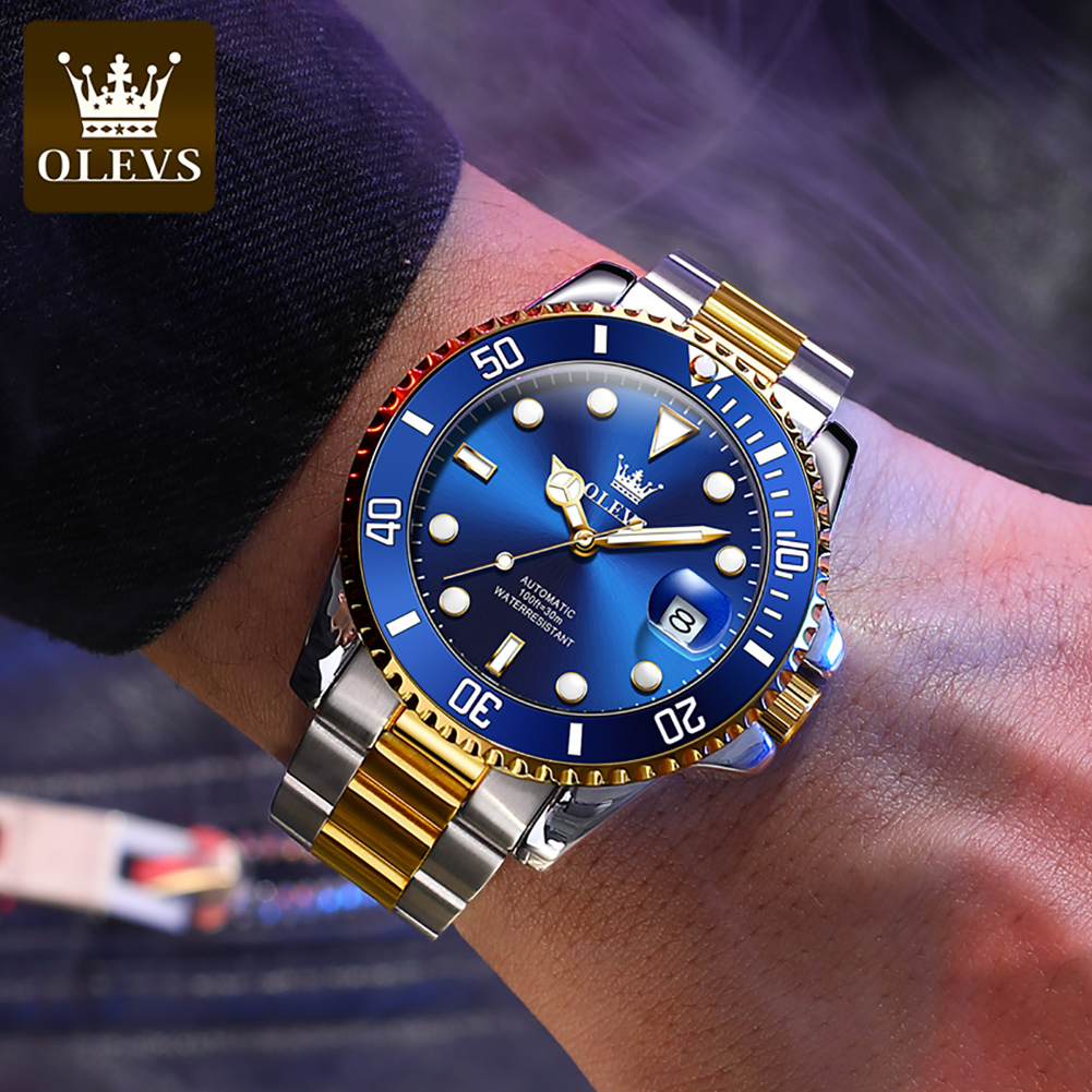 OLEVS Men Automatic Watch Luxu - đánh giá và giá Rolex Watch Datejust