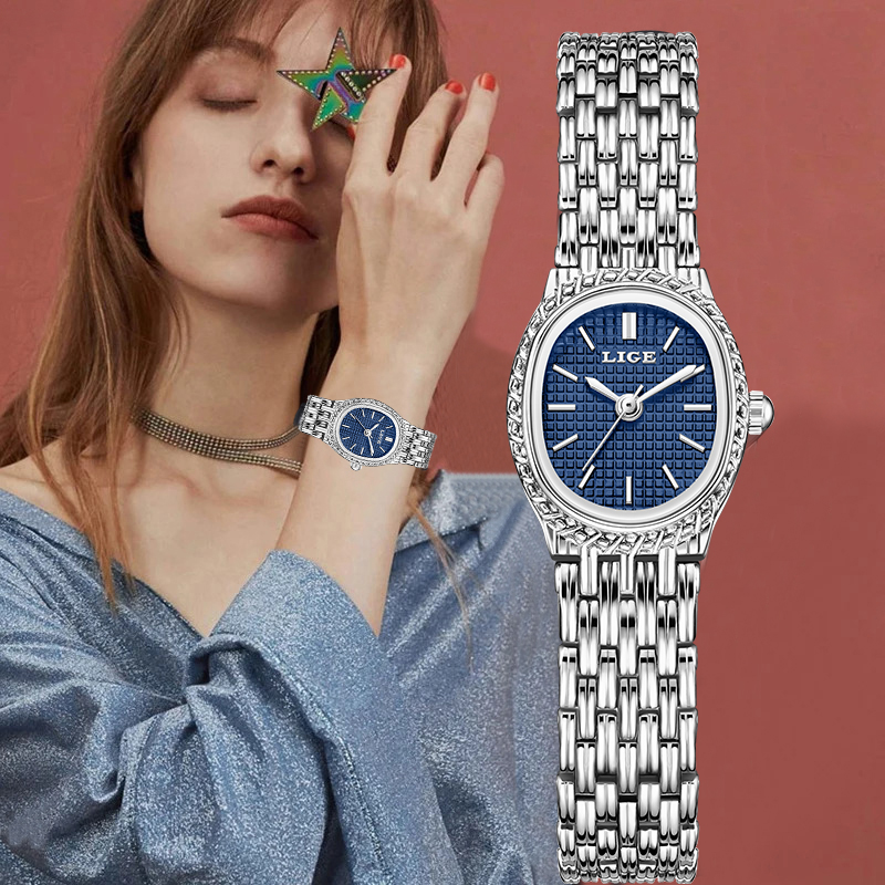 LIGE Fashion Luxury Quartz Wom - đánh giá và giá Luxury Watch For