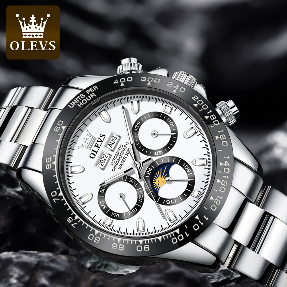 OLEVS Cao Cấp Đồng Hồ Nam Chro - đánh giá và giá Rolex Watch Datejust