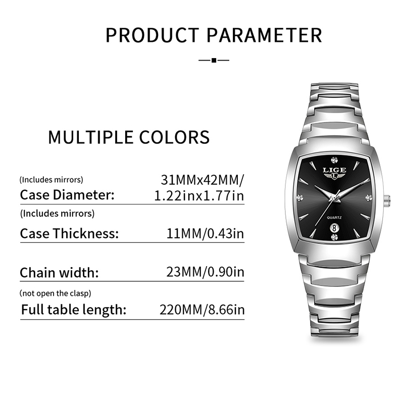 LIGE Watch women Business Luxu - đánh giá và giá Luxury Watch For