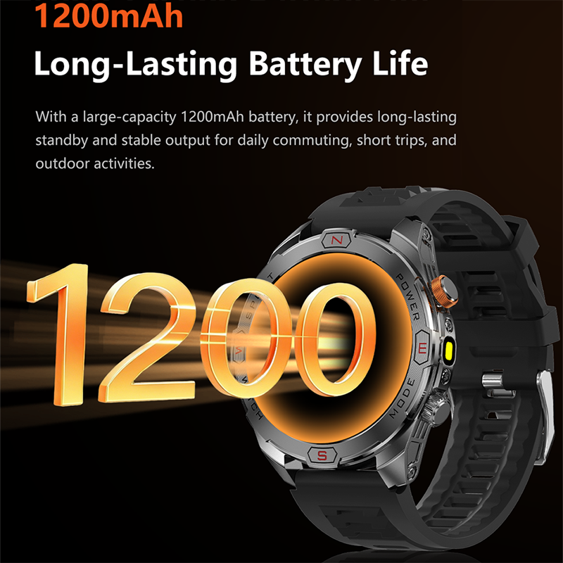 2026 New Rugged Power Smart Wa - đánh giá và giá Gmt Dual Timezone Watch