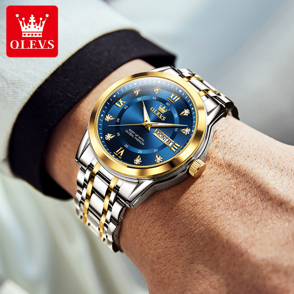 OLEVS Brand Fashion men's watc - đánh giá và giá Luxury Watch Investment