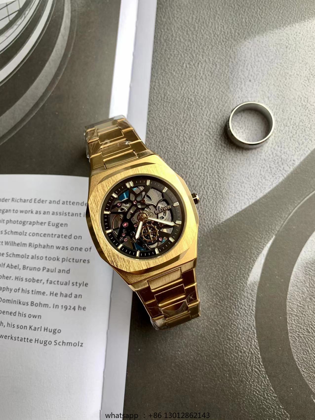 Steel strip waterproof persona - đánh giá và giá Luxury Watch Gold