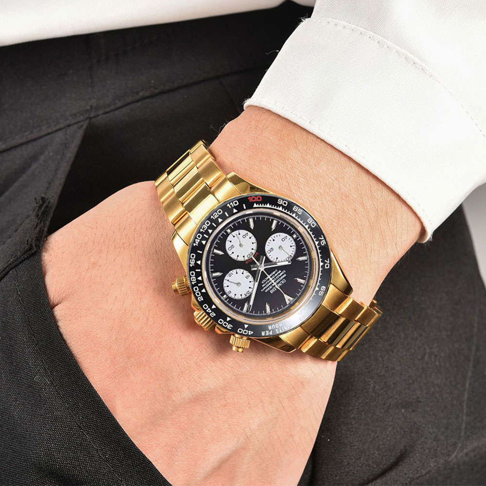 39mm gold custom men's watch V - đánh giá và giá Luxury Watch Gold