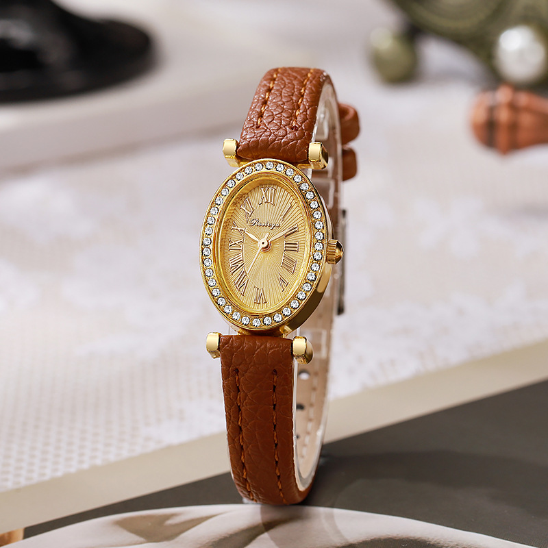 Luxury Watch Women Fashion Ova - đánh giá và giá Luxury Watch Leather Strap