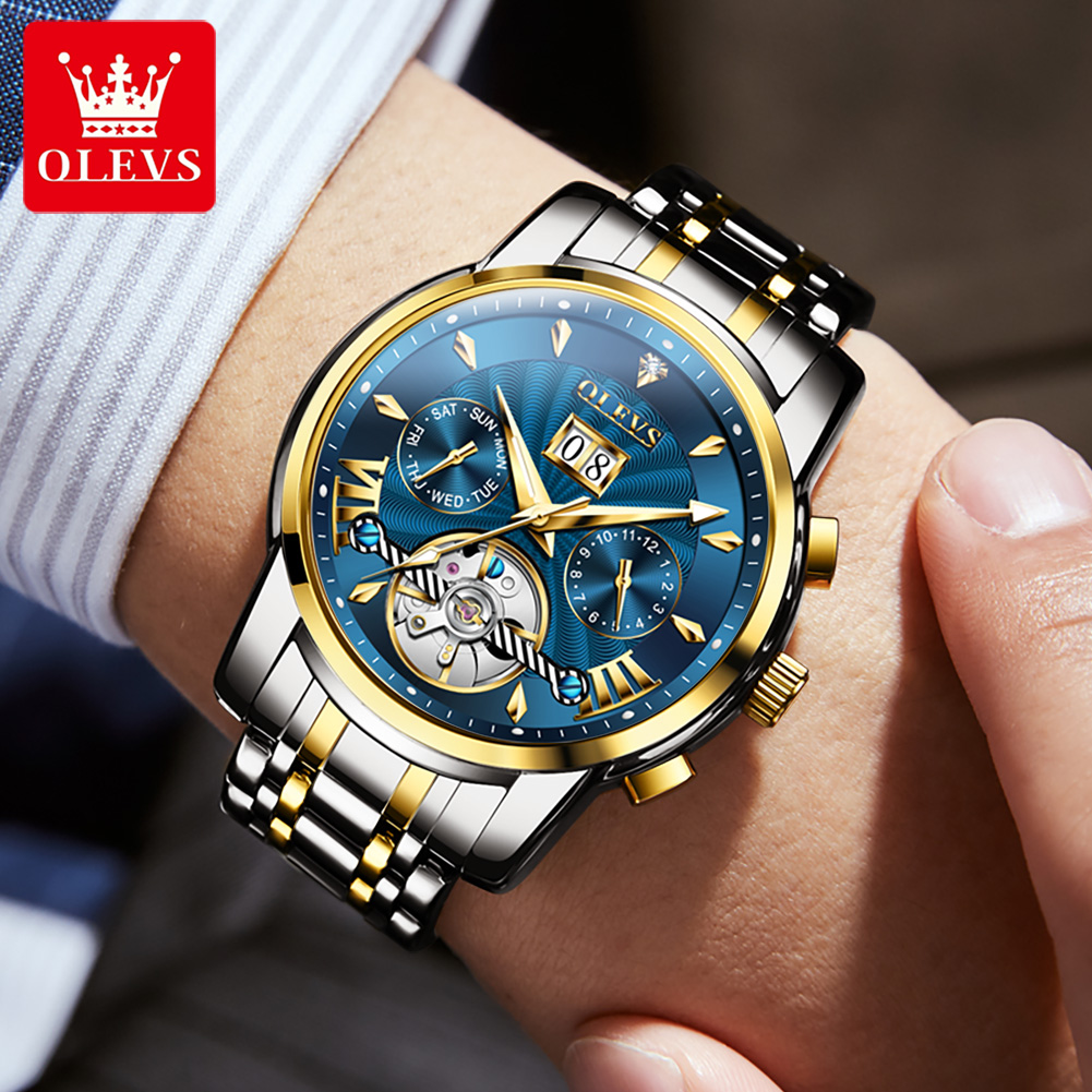 OLEVS Men Watches Luxury Fashi - đánh giá và giá Luxury Watch Strap