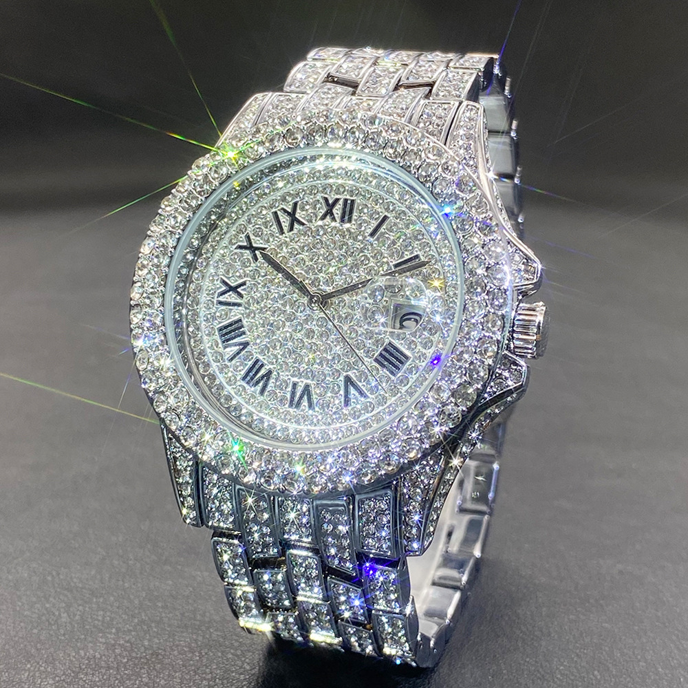 Big Gold Silver Black Wristwat - đánh giá và giá Luxury Watch Gold