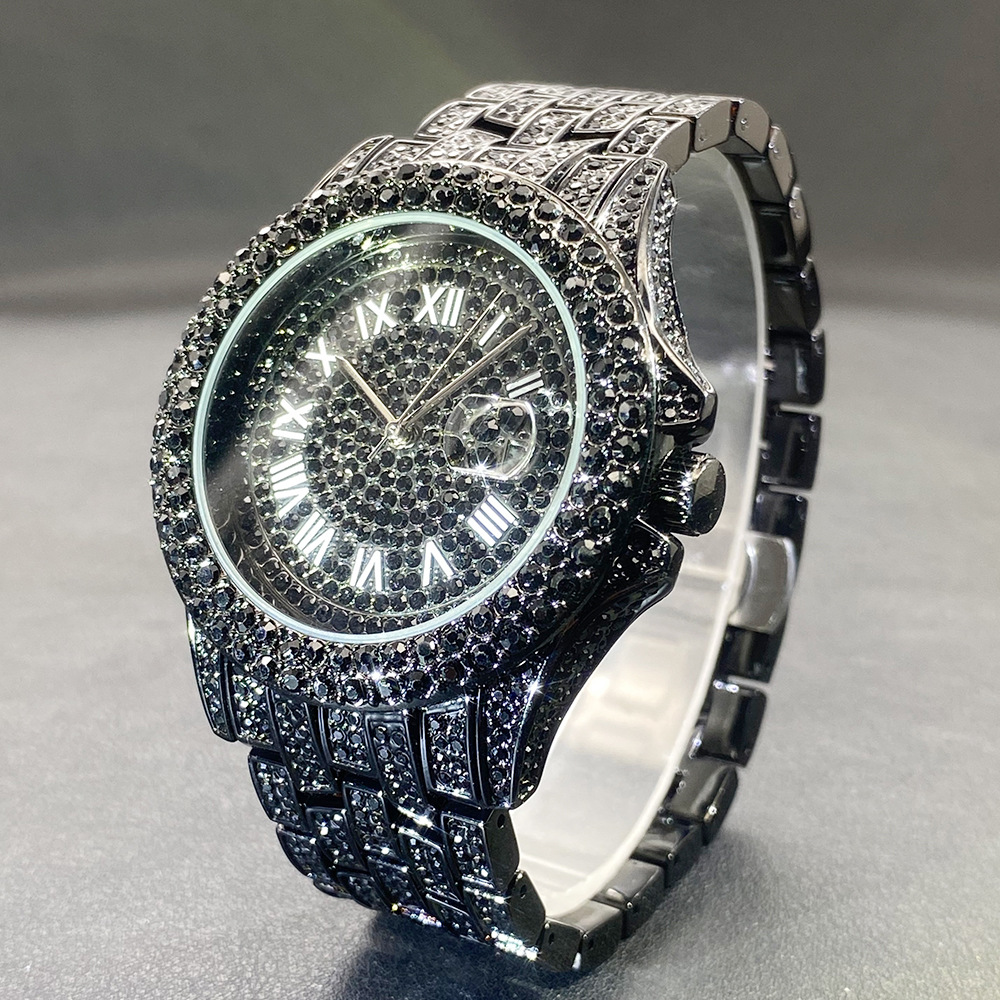 Big Gold Silver Black Wristwat - đánh giá và giá Luxury Watch Gold